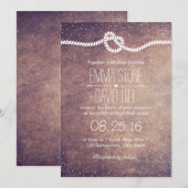 Confetti Stippen die de knoop vastbinden Kaart (Voorkant / Achterkant)