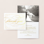 Confetti Stippen en klassieke Script Weddenschap H Folie Kaarten (Display)