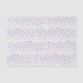 Confetti stippen roze blauw tissue papier (Voorkant)