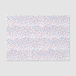 Confetti stippen roze blauw tissue papier