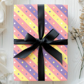 Confetti Streep Feest Cadeaupapier