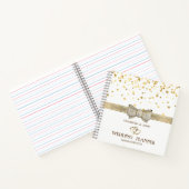 Confetti, Strik, Hartjes  Persoonlijke Bruidsplann Notitieboek (Binnen)
