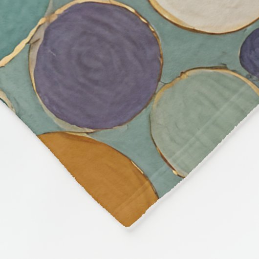 Confetti stromingen fleece deken (Hoek)