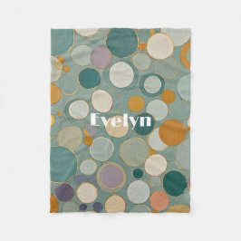 Confetti stromingen fleece deken