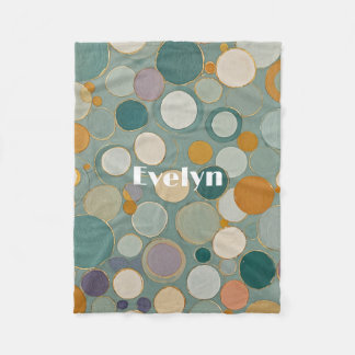 Confetti stromingen fleece deken