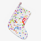 Confetti stroomlijner partij carnaval kleine kerstsok (Voorkant (Hangend))