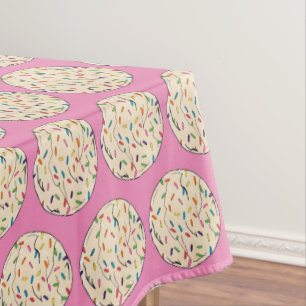 Confetti Sugar Cookies Rainbow Sprinkles Bake Tafelkleed