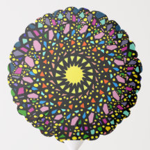 Confetti Sun Balloon beroemd gemaakt door Joya Eve