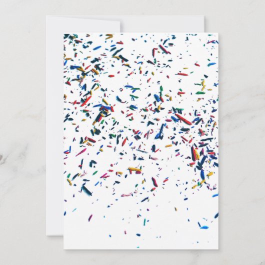 Confetti, Teddy Bear, Balloons Boys 3rd Birthday Kaart (Achterkant)