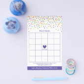 Confetti Theme Baby shower Game Flyer (Enkel)