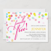 Confetti tot slot gratis | Divorce Kaart (Voorkant)