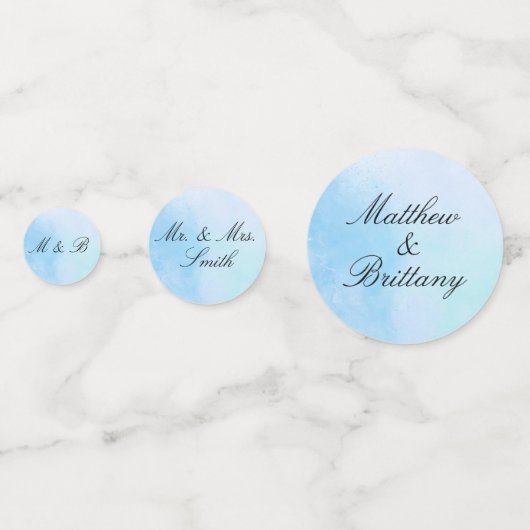 Confetti "True Love Blue" (Voorkanten)