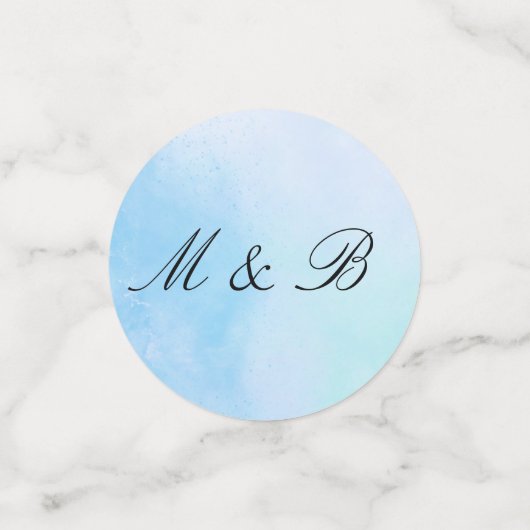 Confetti "True Love Blue" (Kleine voorkant)