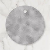 Confetti Typografie Merry Kerstry Bedankjes Labels (Achterkant)