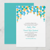 Confetti Uitnodiging (Voorkant / Achterkant)