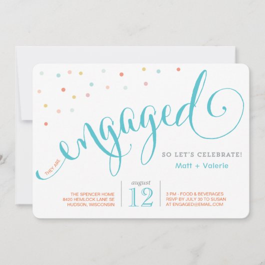 Confetti | Uitnodiging van de indienende partij (Voorkant)