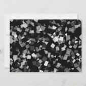 Confetti-uitnodigingen voor de partij of de vierin kaart (Achterkant)