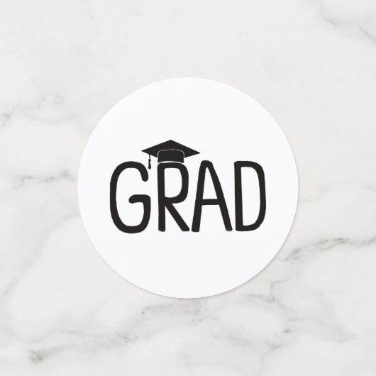 Confetti van afstudeerder en Pet (Kleine voorkant)