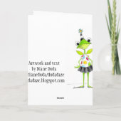 Confetti van de natuur - Wenskaart Kaart (Achterkant)