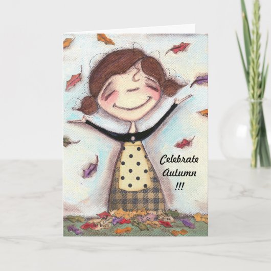 Confetti van de natuur - Wenskaart Kaart (Voorkant)