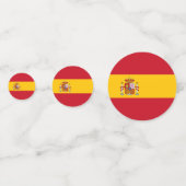 Confetti van de Spanje-vlag (Achterkanten)