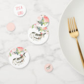 Confetti van Floral Dairy Koe Baby shower (Groep)