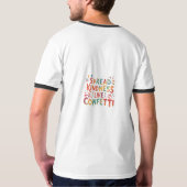 Confetti van vriendelijkheid t-shirt (Achterkant volledig)