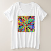Confetti ventilator grote maat t-shirt (Design voorkant)