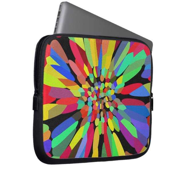 Confetti ventilator laptop sleeve (Voorkant Rechts)
