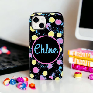 Confetti Verf Schelft Multicolor Aangepast Hoesje- Case-Mate iPhone 14 Hoesje