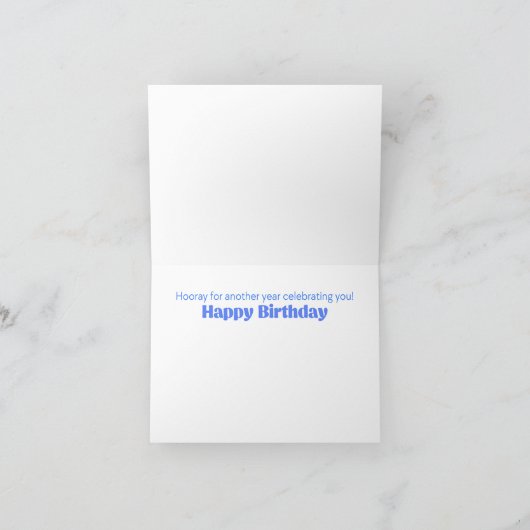 Confetti Verjaardag Bedankkaart (Binnen)