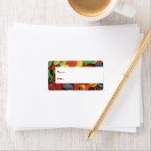 Confetti verjaardagscadeau labels (Insitu)