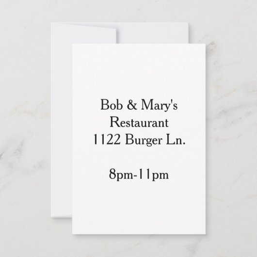 Confetti vieren kaart (Achterkant)