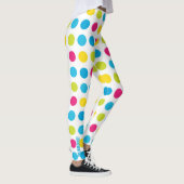 Confetti-viering: Multi-kleur stippenlegging Leggings (Rechts)