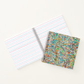 Confetti vierkant Notitieboek (Binnen)