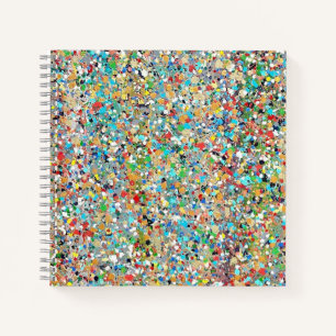 Confetti vierkant Notitieboek