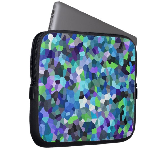 Confetti Violet Blues Laptop Sleeve (Voorkant Rechts)
