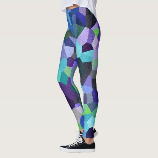 Confetti Violet Blues Leggings (Links)