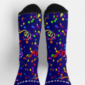 Confetti voor gevierde kleuren: Blauw voor hoge pr Sokken (Top)