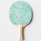 Confetti voor het ontwerpen van mint- en goudmarme tafeltennisbatje (Voorkant)