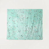 Confetti voor het ontwerpen van mint- en goudmarme wandkleed (Voorkant (horizontaal))