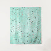 Confetti voor het ontwerpen van mint- en goudmarme wandkleed (Voorkant)