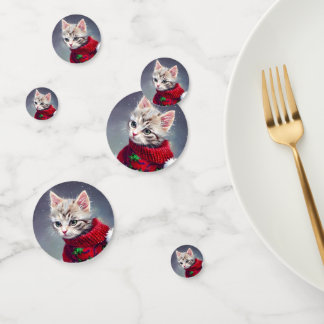 Confetti voor kerstkeukendecoratie