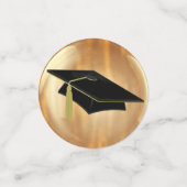 Confetti voor zwart en goudAfstuderen (Kleine voorkant)
