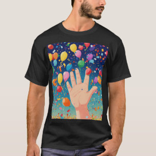 Confetti.Webp ontwerp T-shirt