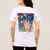 Confetti WebP-ontwerp Tri-Blend Shirt (Achterkant)