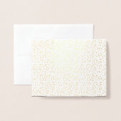 Confetti Weddenschap over liefde en Bedankt Hartel Folie Kaarten (Met envelop)