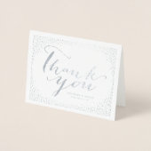 Confetti Weddenschap over liefde en Bedankt Hartel Folie Kaarten (Voorkant)