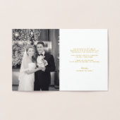 Confetti Weddenschap over liefde en Bedankt Hartel Folie Kaarten (Binnen)