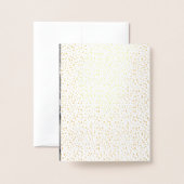 Confetti Weddenschap over liefde en Bedankt Hartel Folie Kaarten (Met envelop)